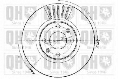 QUINTON HAZELL bdc5241 -  Тормозной диск